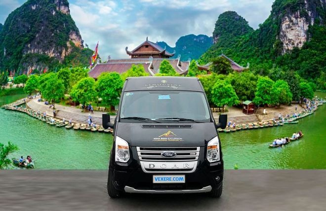 Xe Ninh Bình Excursion Transport Mặt trước xe Limousine 9 chỗ VIP
