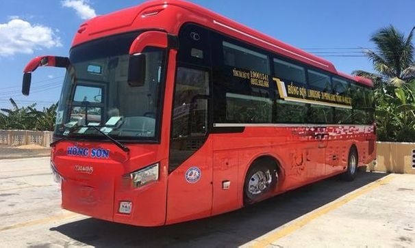 Xe Hồng Sơn (Phú Yên) Bên hông xe 