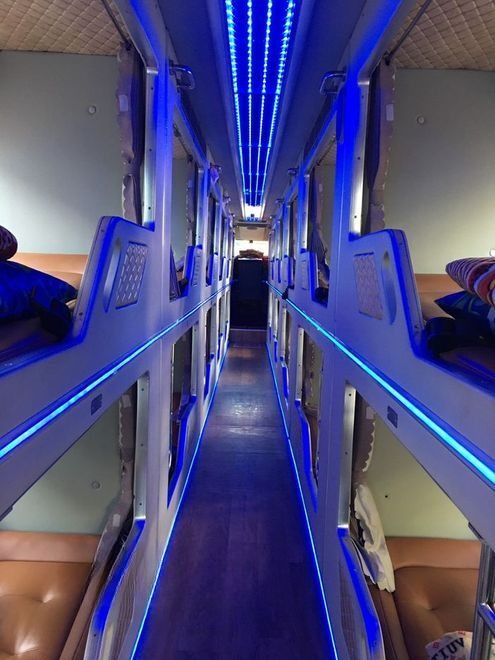 Xe Mai Vy Giường nằm Nội thất Limousine giường phòng 22 chỗ