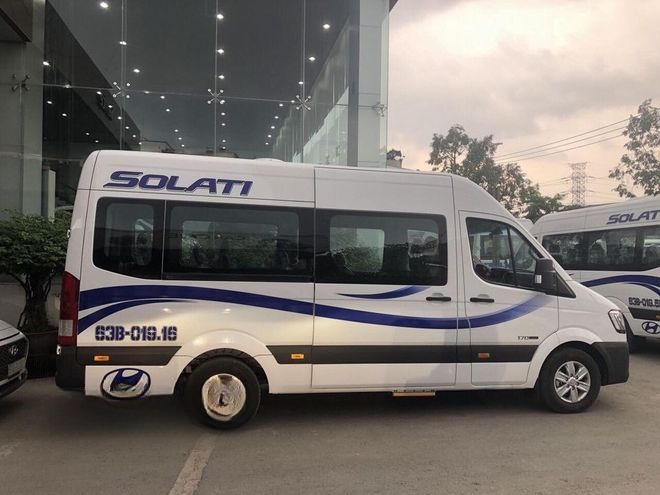 Xe Hải Duyên Bên hông xe Ghế ngồi 16 chỗ