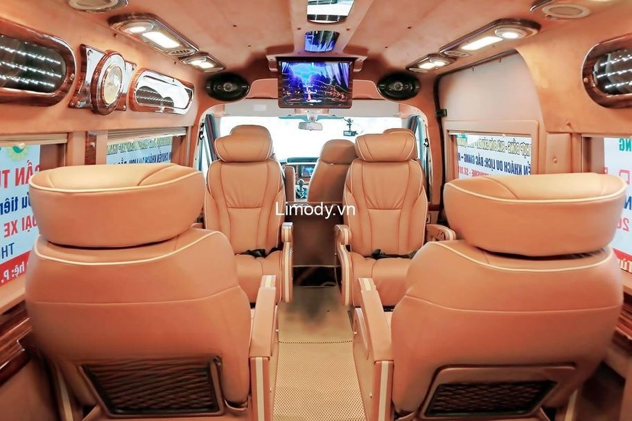Xe Anh Linh Limousine Ghế ngồi Tiện ích Nội thất Limousine 9 chỗ