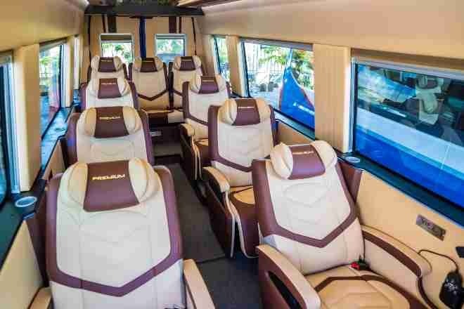 Xe Minh Nghĩa Ghế ngồi Tiện ích Nội thất  Limousine 9 chỗ