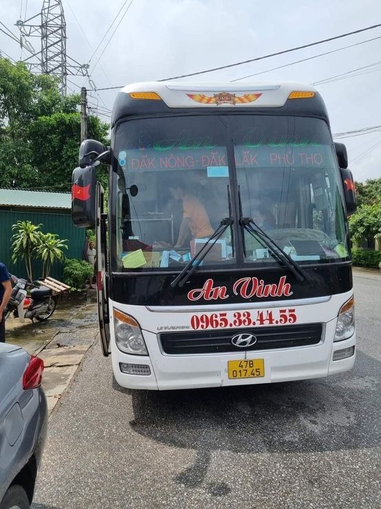 Xe An Vinh Mặt trước xe Giường nằm 40 chỗ