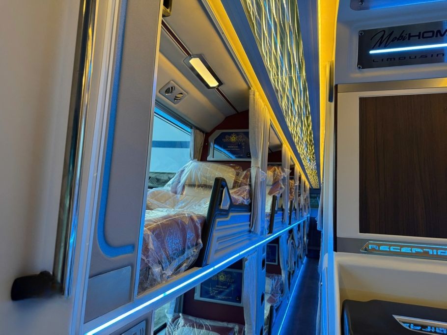 Xe Hoàng Anh - Phan Rang Giường nằm Nội thất Limousine 34 phòng