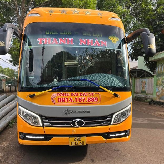 Xe Thanh Nhàn (Eakar) Mặt trước xe Giường nằm 34 chỗ