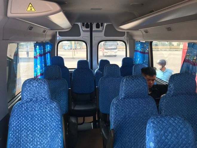 Xe Liên Thanh (Mộc Châu) Ghế ngồi Tiện ích Nội thất Ghế ngồi 16 chỗ