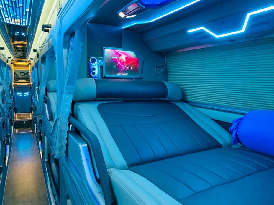 Xe Ngọc Ánh Limousine Giường nằm Tiện ích Nội thất Limousine 24 phòng 