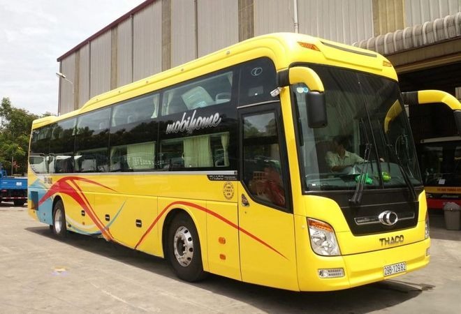 Xe Toàn Điệp Mặt trước xe Giường nằm 44 chỗ
