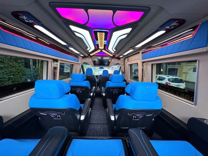 Xe Anh Huy 92 Limousine Nội thất Tiện ích Limousine 9 chỗ