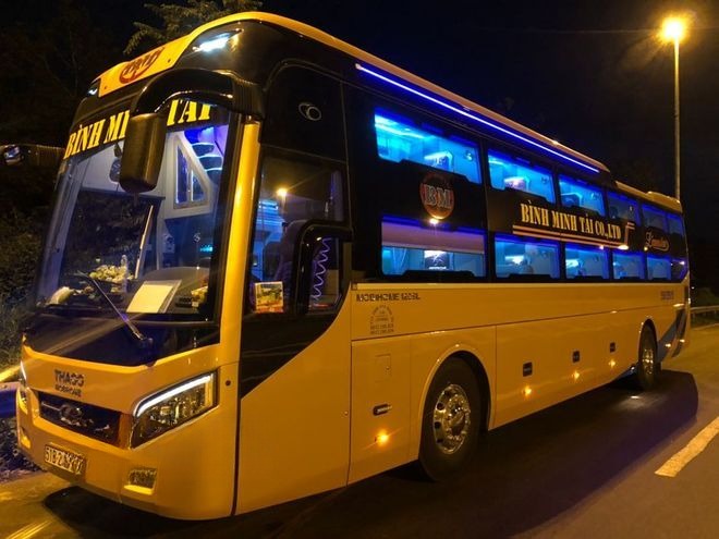 Xe Bình Minh Tải Bên hông xe Mặt trước xe Limousine 34 Phòng Đơn