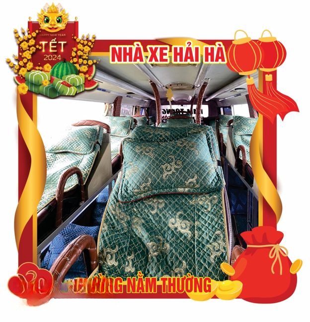 Xe Hải Hà Nam Trang Tiện ích Nội thất Giường nằm 44 chỗ