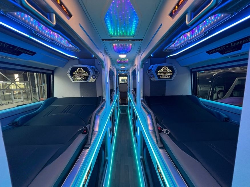 Xe Anh Phát Giường nằm Tiện ích Nội thất Limousine 24 Phòng