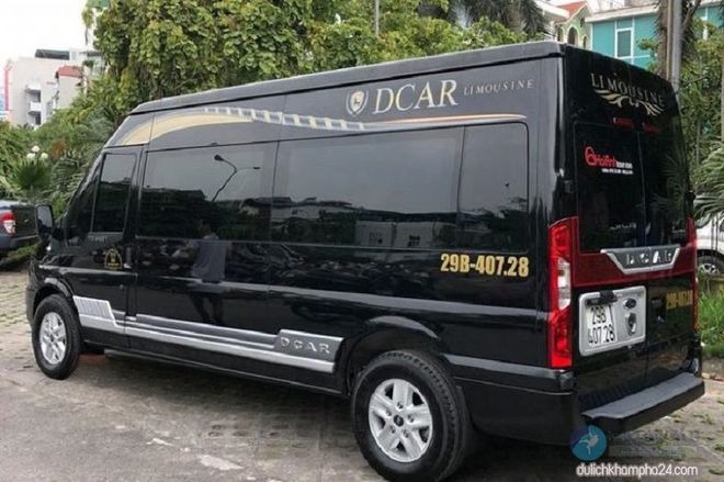 Xe Bảo Khang Limousine Bên hông xe Limousine 9 chỗ VIP