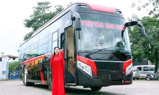 Xe Việt Tân Mặt trước xe Giường nằm 40 chỗ