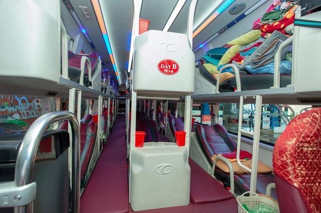 Xe Loan Sáng Tiện ích Nội thất Giường nằm 44 chỗ