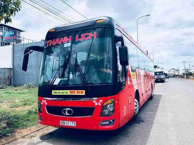 Xe Thanh Lịch Mặt trước xe Giường nằm 41 chỗ