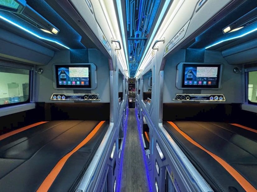 Xe Xe Nhà HT Giường nằm Tiện ích Nội thất Limousine 22 phòng
