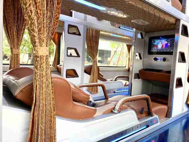 Xe Hoàng Khang Giường nằm Tiện ích Nội thất Limousine 34 phòng