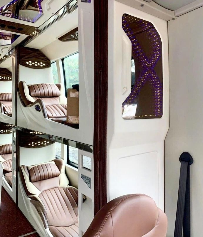 Xe Bê Hà (Phú Yên) Nội thất Giường nằm Limousine 32 phòng