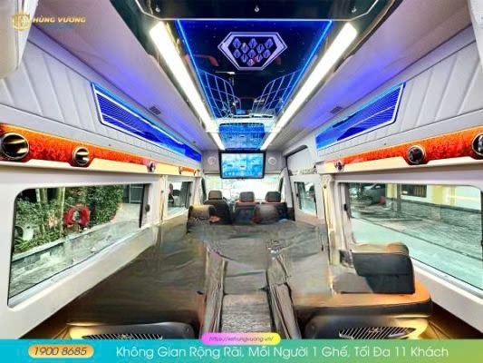 Xe Hùng Vương Limousine Nội thất Limousine 12 chỗ