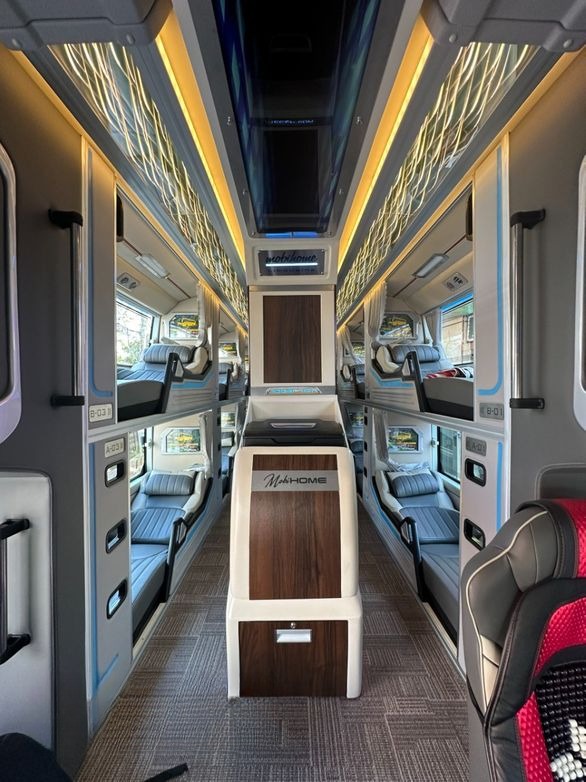 Xe Phúc Hải Giường nằm Nội thất Tiện ích Limousine 34 phòng