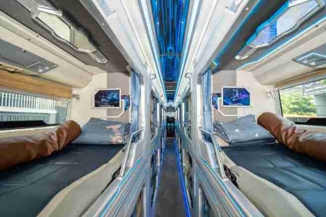 Xe Thiên Hà Limousine Giường nằm Tiện ích Nội thất Limousine 19 phòng VIP