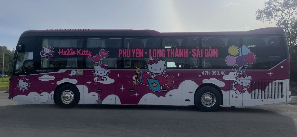Xe Như Ý 78 (Phú Yên) Bên hông xe Limousine 34 chỗ