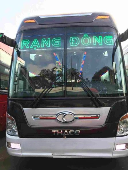 Xe Rạng Đông Buslines Mặt trước xe Giường nằm 40 chỗ
