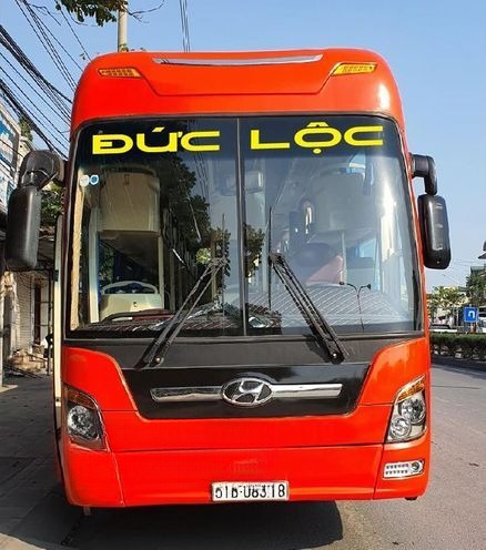 Xe Đức Lộc Mặt trước xe Giường nằm 44 chỗ