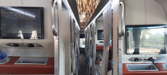 Xe Thanh Thủy - Đà Lạt Giường nằm Tiện ích Nội thất Limousine 34 giường