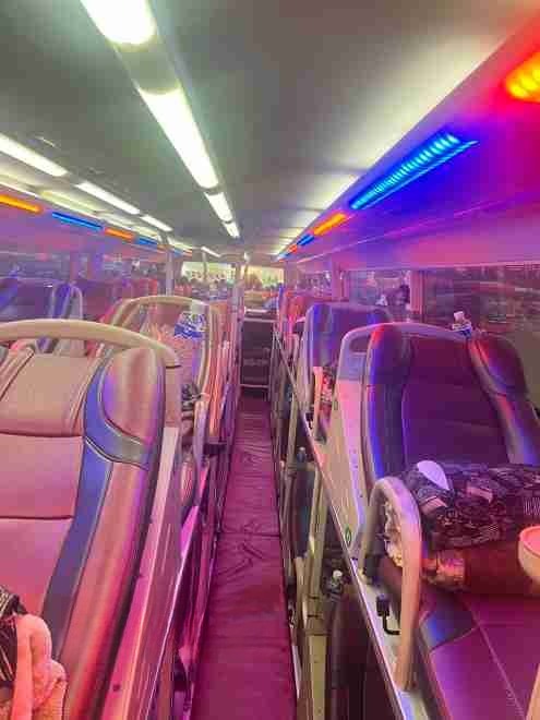 Xe Mai Linh (Đà Nẵng) Nội thất Tiện ích Giường nằm 44 chỗ