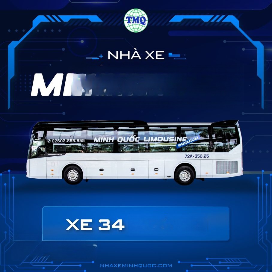 Xe Minh Quốc Giường nằm Limousine 34 Phòng Đơn