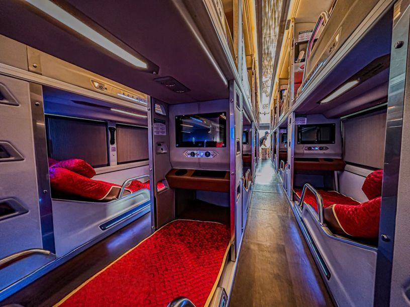 Xe Hoàng Hà (Phú Thọ) Giường nằm Nội thất Tiện ích Limousine giường nằm 34 chỗ