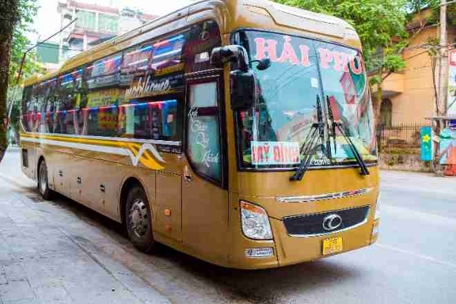 Xe Hải Phú Bên hông xe Xe giường nằm 40 chỗ			