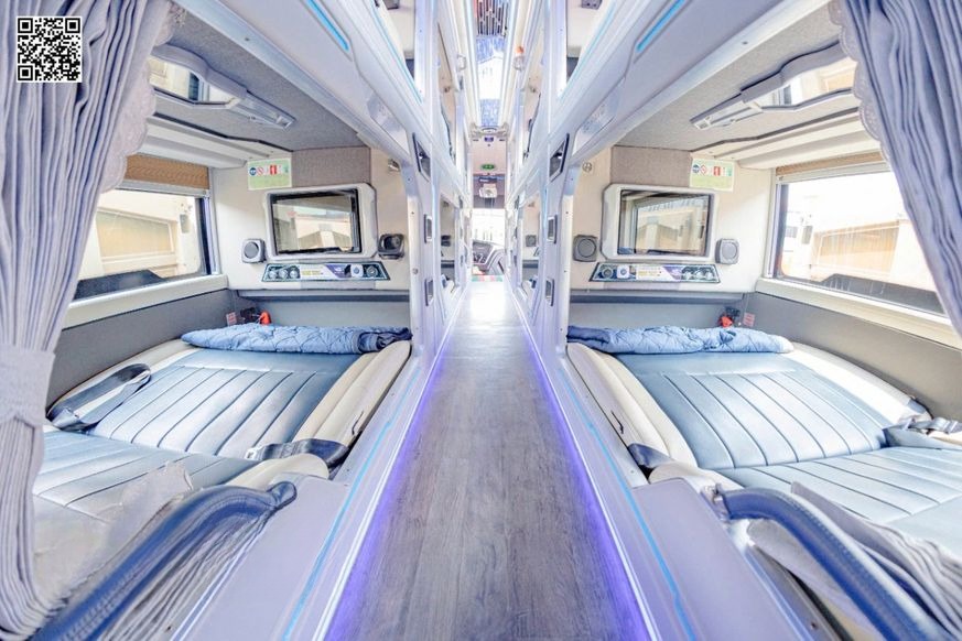 Xe Bình Minh Tải Giường nằm Tiện ích Nội thất Limousine 22 Phòng Đơn