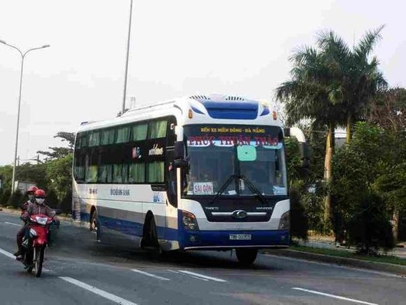 Xe Phúc Thuận Thảo Mặt trước xe Ghế ngồi 45 chỗ