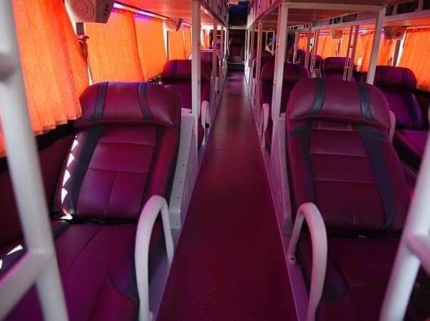 Xe Ninh Bình Excursion Transport Giường nằm Nội thất Tiện ích Xe 40 giường