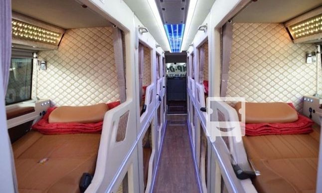 Xe Giáp Diệp Giường nằm Tiện ích Nội thất Limousine giường phòng 20 chỗ