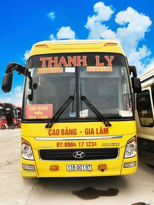 Xe Thanh Ly Mặt trước xe 