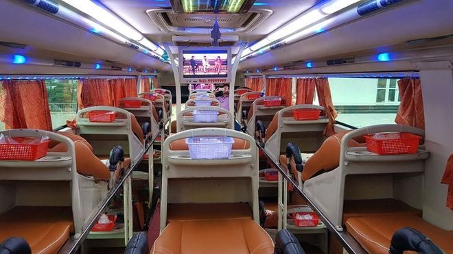 Xe SANI Express Giường nằm Tiện ích Nội thất Giường nằm 40 giường