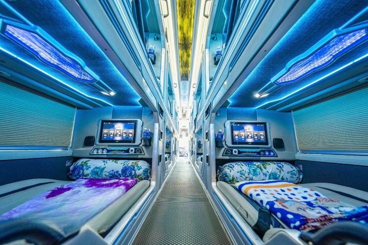 Xe Hạnh Cafe Giường nằm Nội thất Tiện ích Limousine 24 Phòng 