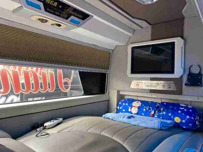 Xe Tuấn Nga (Kiên Giang) Giường nằm Tiện ích Nội thất Limousine 24 Phòng
