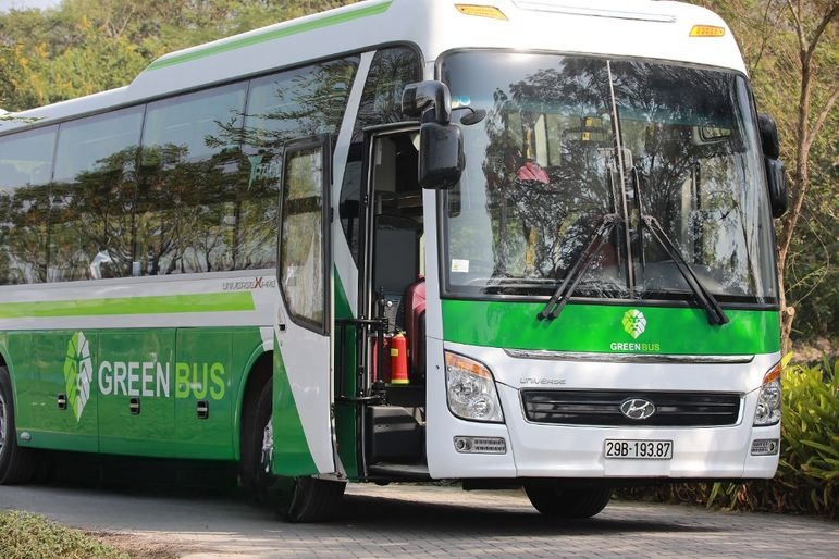 Xe Green Travel Bên hông xe Giường nằm 40 chỗ