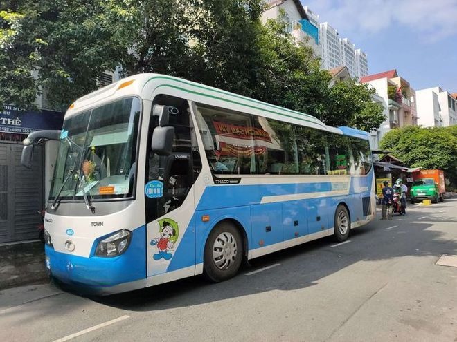 Xe Kim Anh (Bến Tre) Mặt trước xe Bên hông xe Ghế ngồi 40 chỗ