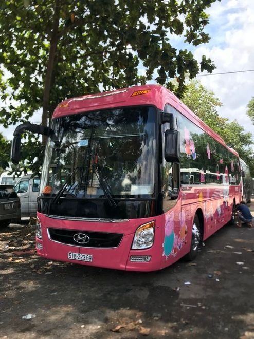 Xe Gia Phúc - Cam Ranh Mặt trước xe 