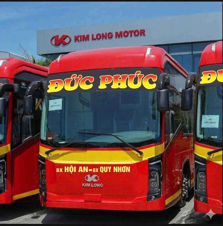 Xe Đức Phúc (Hội An) Mặt trước xe Xe giường nằm 34 chỗ