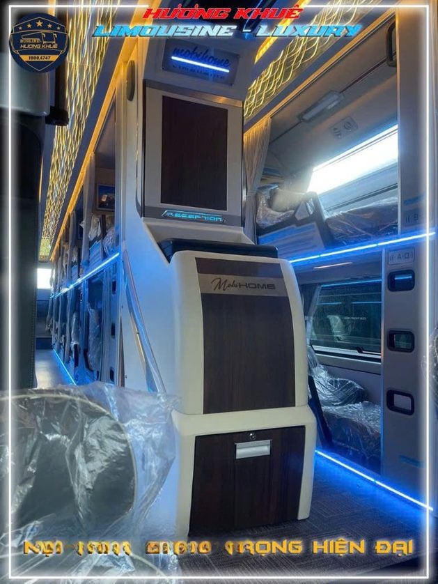 Xe Hương Khuê Nội thất Limousine 34 Phòng