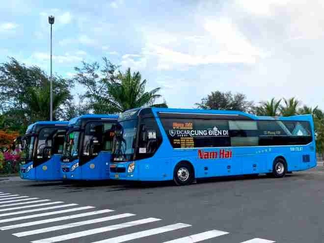 Xe Nam Hải Limousine Mặt trước xe Mặt sau xe Bên hông xe Ghế ngồi Tiện ích Nội thất 