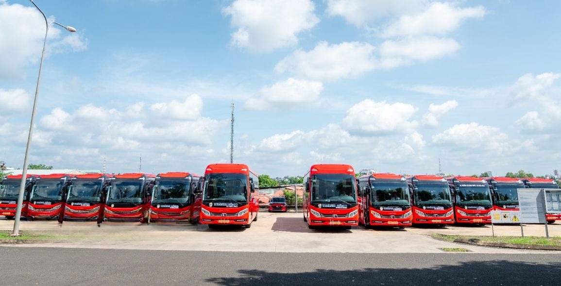 Xe Thành Công Mặt trước xe Giường nằm 34 chỗ