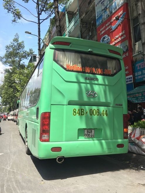 Xe Tân Thanh Thuỷ Mặt sau xe Giường nằm 45 chỗ